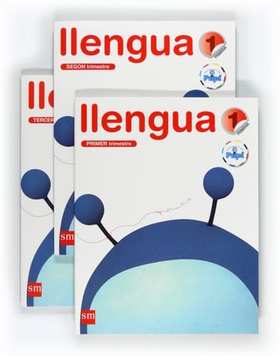 Llengua. 1 Primària. Connecta amb Pupi. Trimestres