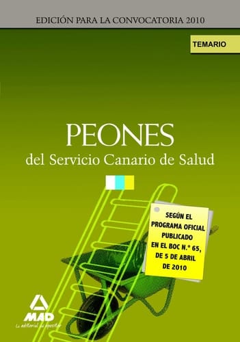 Peones del servicio canario de salud. Temario