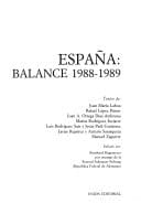 España: balance 1988-1989