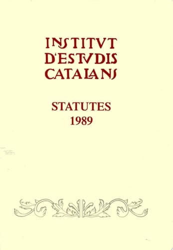 Statutes 1989