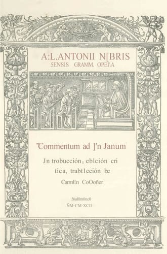 Comentario al poema "In Ianvm" de Pedro Mártir de Anglería. Edición crítica de Carmen Codoñer