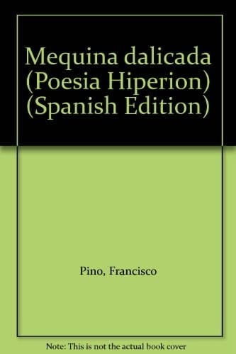 Méquina dalicada (Poesía Hiperión) (Spanish Edition)