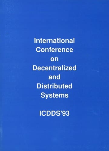 INTERNAT.CONFER.ON DECENTRAL.SYSTEMS