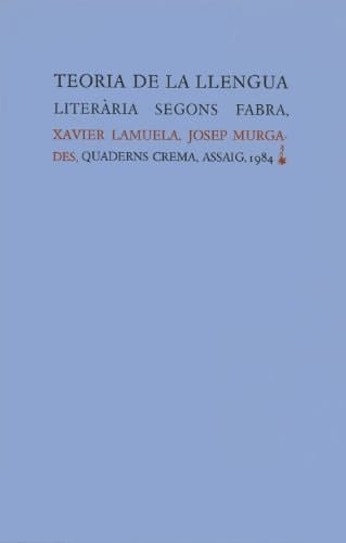 Teoria de la llengua literària segons Fabra
