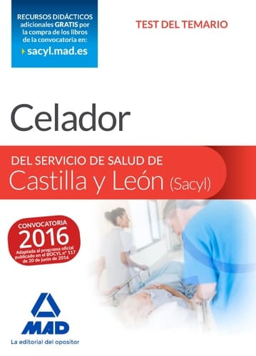 Celador del Servicio de Salud de Castilla y León (SACYL). Test