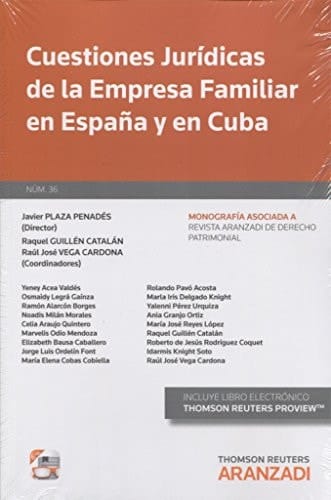 Cuestiones jurídicas de la empresa familiar en España y en Cuba