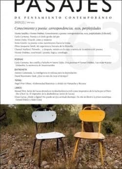 Conocimiento y poesía : correspondencias, ecos, perplejidades