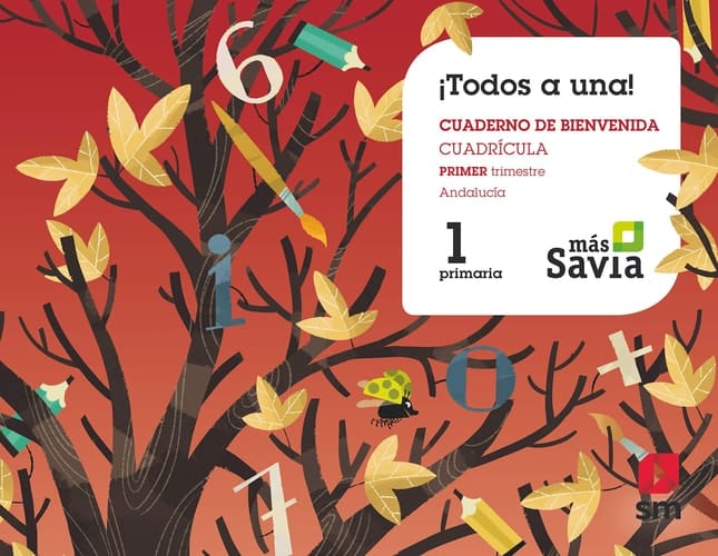 ¡Todos a una!, 1 Primaria, Andalucía - Más Savia : cuadrícula