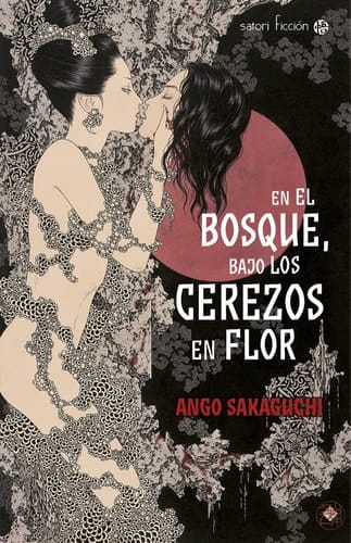 En el bosque, bajo los cerezos en flor