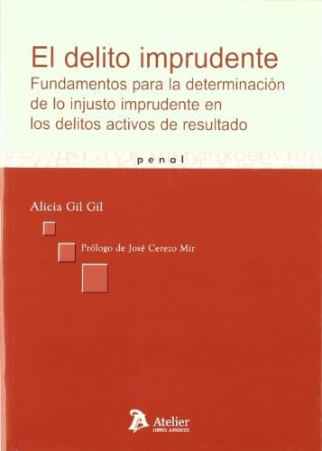 Delito imprudente, el. Fundamentos para la determinación de lo injusto imprudente en los delitos activos de resultado.