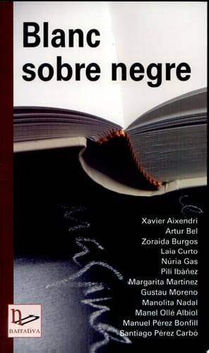 Blanc sobre negre