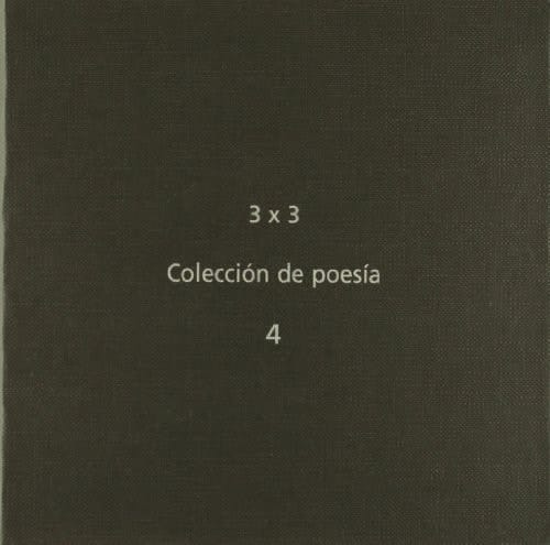 3 x 3 colección de poesía 4