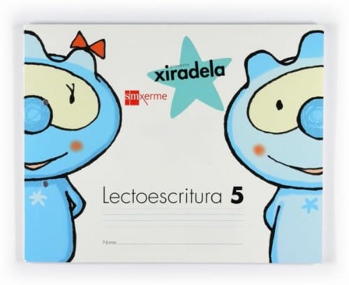 Lectoescritura 5, Pauta. 5 anos. Xiradela (Espiral)
