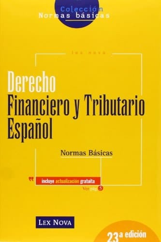 Derecho financiero y tributario español normas básicas