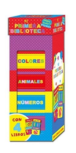 Mi primera biblioteca: Animales ; Colores ; Números ; Formas