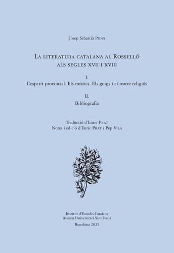 La literatura catalana al Rosselló als segles XVII i XVIII