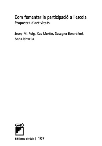 Com fomentar la participació a l'escola