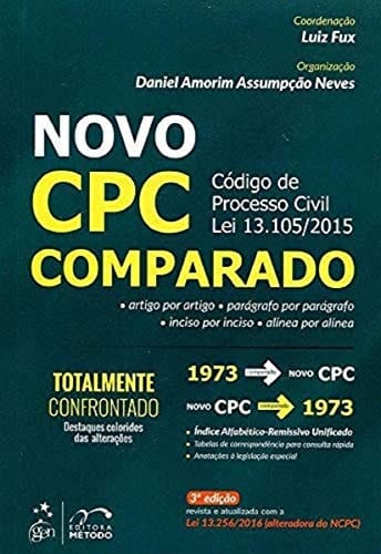 Novo Cpc Comparado: Codigo de Processo Civil Lei 13.105-2015