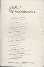 Sobre o pré-modernismo (Portuguese Edition)
