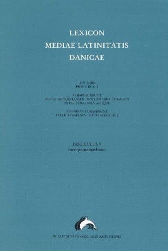 Lexicon mediae latinitatis danicae: B-continguus