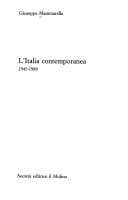 Storia d'Italia dall'unità alla Repubblica: L'Italia contemporanea, 1943-1989