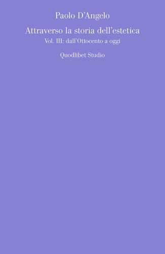 Attraverso la storia dell'estetica