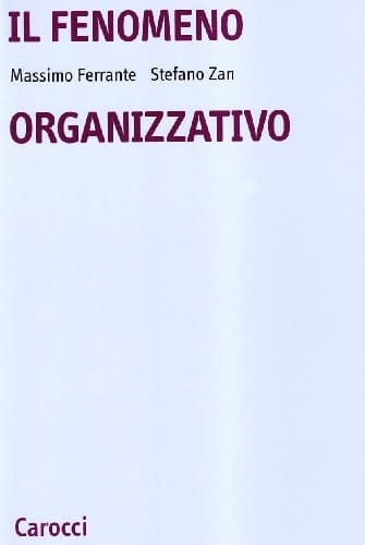Il fenomeno organizzativo
