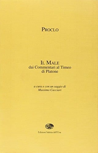 Il male dai Commentari al Timeo di Platone