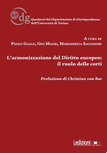 L'armonizzazione del diritto europeo: il ruolo delle corti