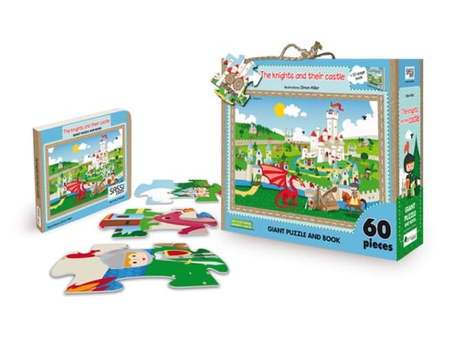 The Knights and Their Castle. Libro Puzzle. Con Libro