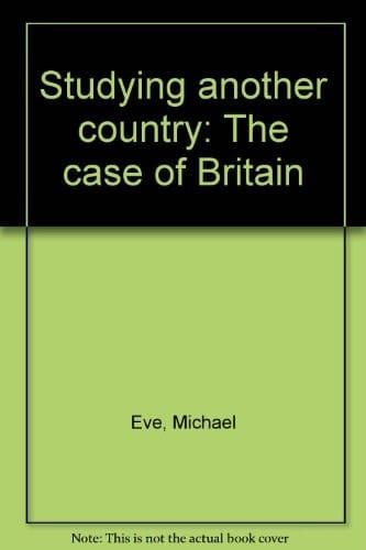 Studying Another Country The Case of Britain