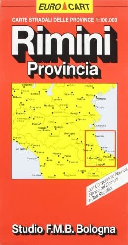 Carte stradali delle province 1:100.000 con componente nautica, elenco dei comuni e dati statistici. Rimini, provincia