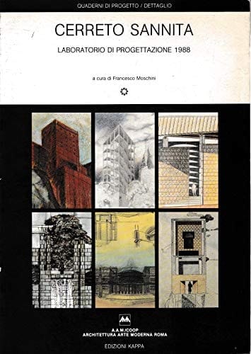 Cerreto Sannita laboratorio di progettazione 1988
