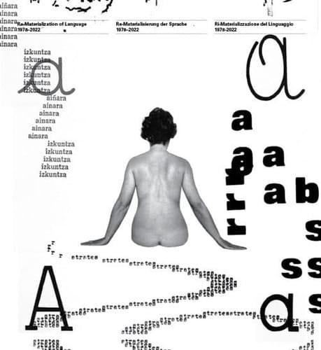 Re-Materialisierung Der Sprache 1978-2022, Allemand