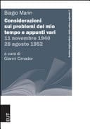 Considerazioni sui problemi del mio tempo e appunti vari 11 novembre 1940, 28 agosto 1952
