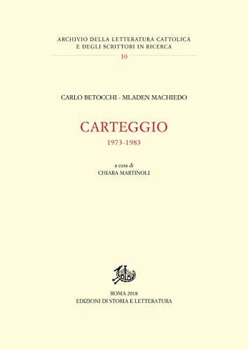 Carteggio 1973-1983