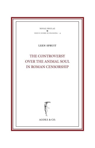 The Controversy Over the Animal Soul in Roman Censorship