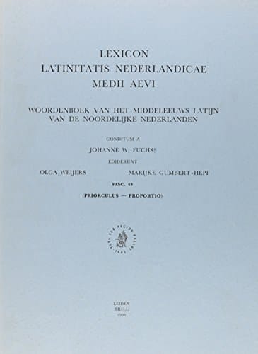 Lexicon Latinitatis Nederlandicae Medii Aevi