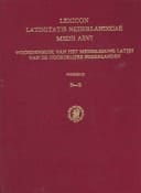 Lexicon Latinitatis Nederlandicae Medii Aevi Woordenboek Van Het Middeleeuws Latijn Van de Noordelijke Nederlanden, Conditum