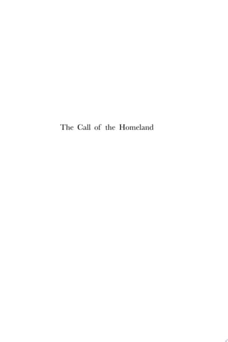 The Call of the Homeland Diaspora Nationalisms, Past and Present