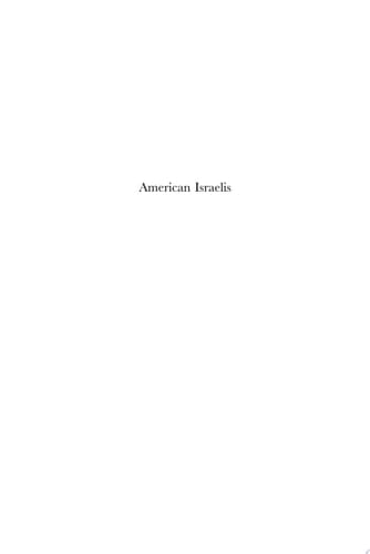 American Israelis (paperback) Migration, Transnationalism, and Diasporic Identity