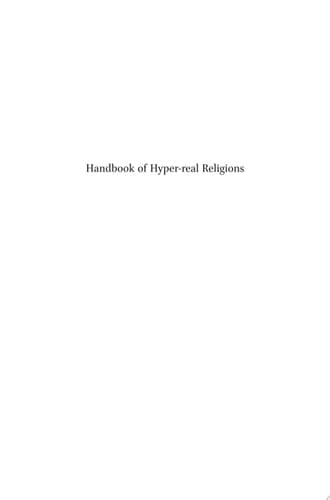 Handbook of Hyper-real Religions