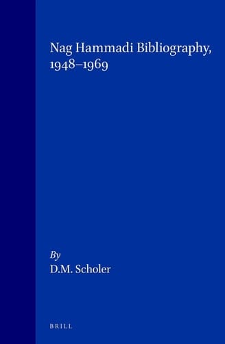 Nag Hammadi Bibliography, 1948-1969