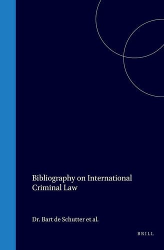 Bibliography on International Criminal Law
