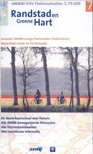 ANWB/VVV Fietsrouteatlas 7. Randstad en Groene Hart