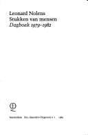 Stukken van mensen: Dagboek 1979-1982 (Dutch Edition)
