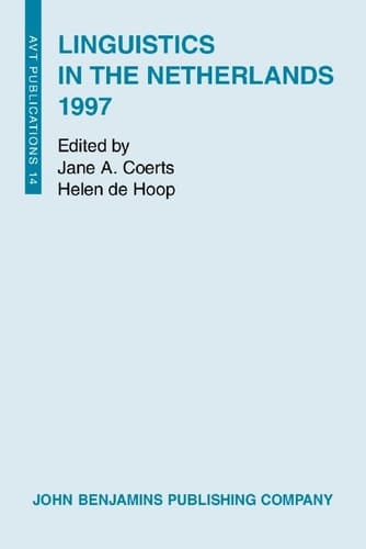 Linguistics in the Netherlands 1997