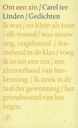 Om een zin gedichten