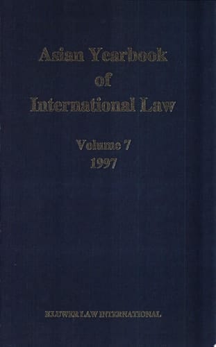 Asian Yearbook of International Law, 1997