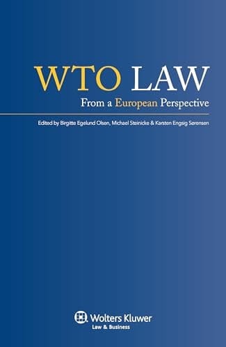 WTO Law From a European Perspective